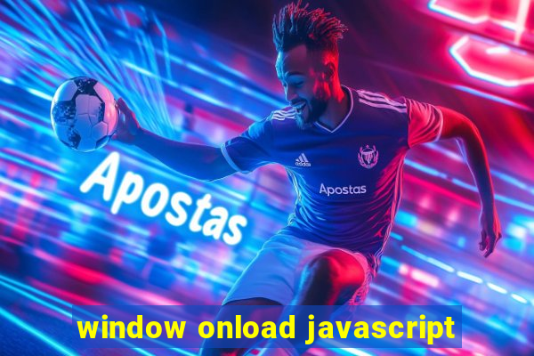 window onload javascript