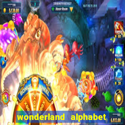 wonderland alphabet comic studio