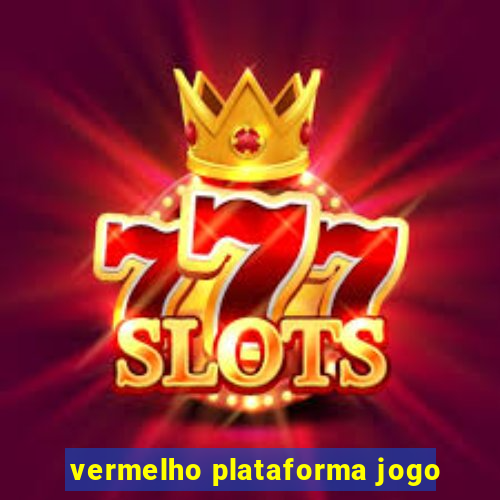 vermelho plataforma jogo