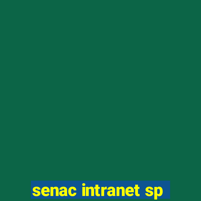 senac intranet sp