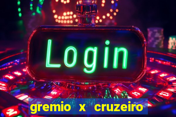 gremio x cruzeiro ao vivo hd