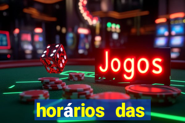 horários das plataformas de jogos