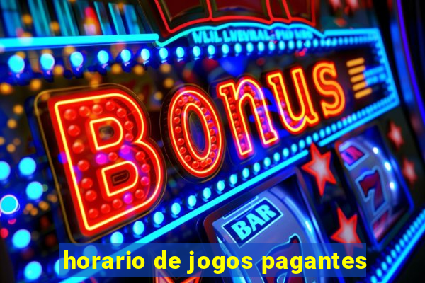 horario de jogos pagantes