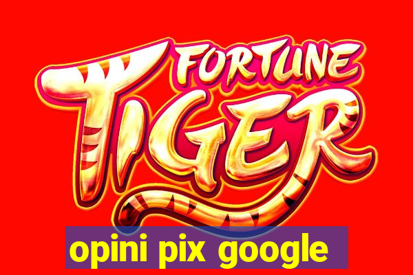 opini pix google